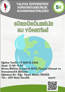 Sürdürülebilir Su Yönetimi Eğitimi